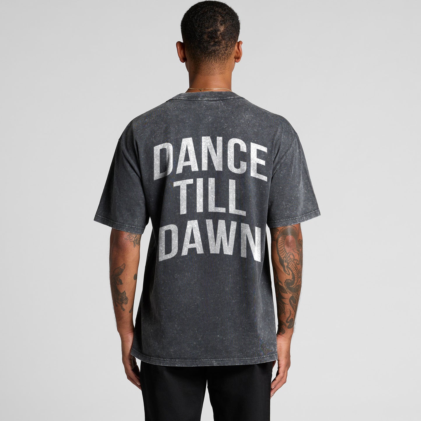 Dance Till Dawn - Oversized Stone Wash Tee